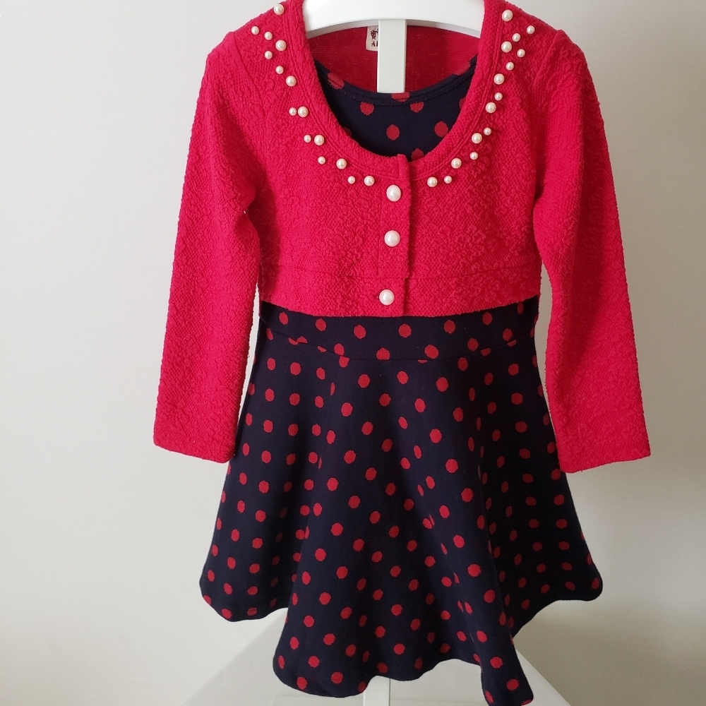Winter Polka Dot Dress